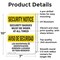 Signmission Security Badges Must Worn Bilingual OSHA Security Notice Sign, Aluminum, 7in W x 10in L, 2PK OS-2PACK-SN-A-710-L-11644 - alternate 3